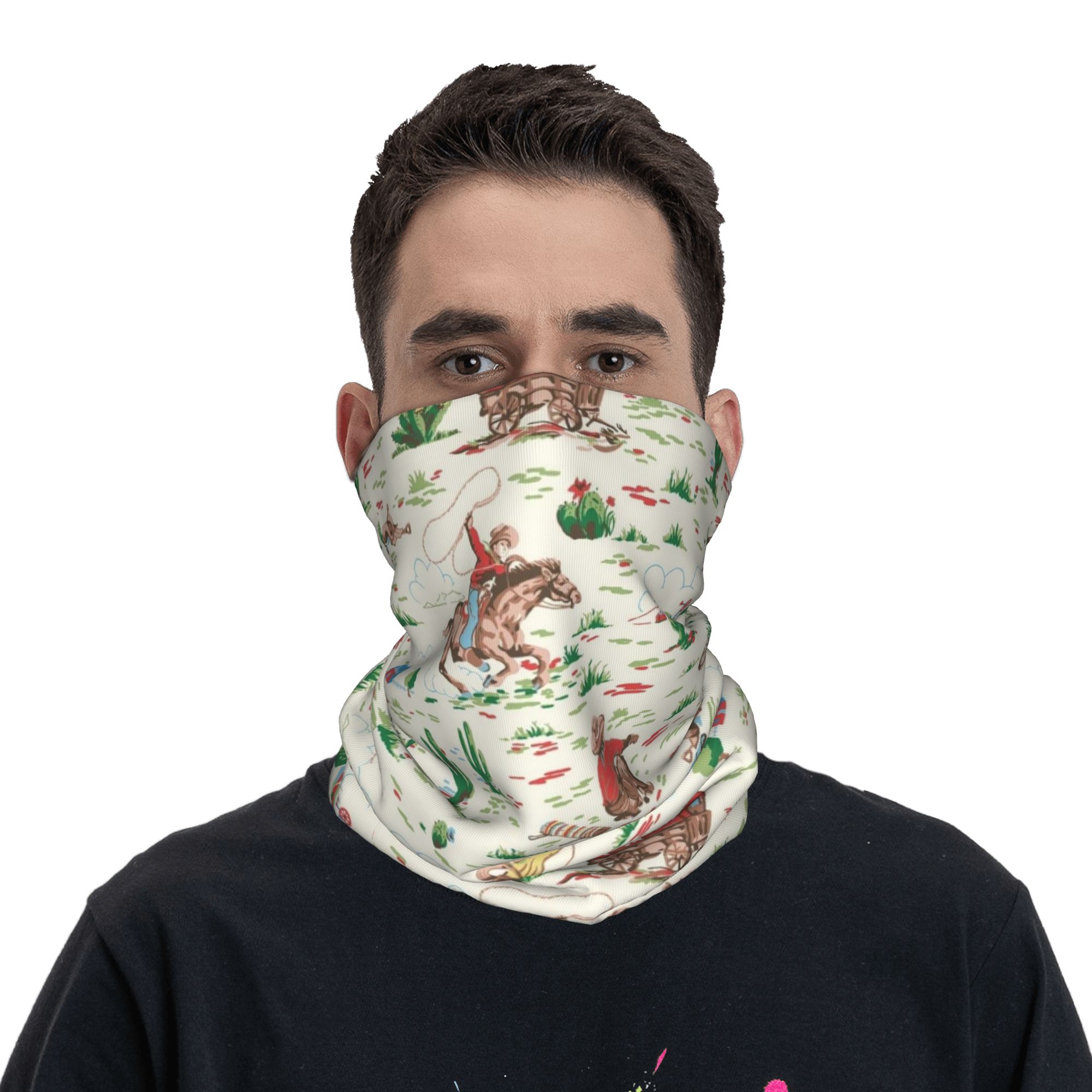 Women'S Fashion Wild West - Wild West Cowboy style Bandana Neck