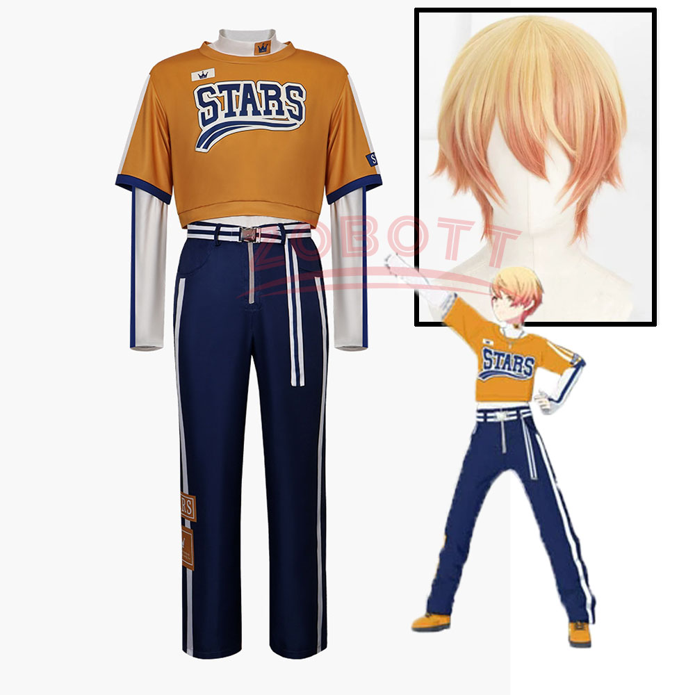 Belted Shirt Dress - Tenma Tsukasa Cosplay Costume Sporty Style