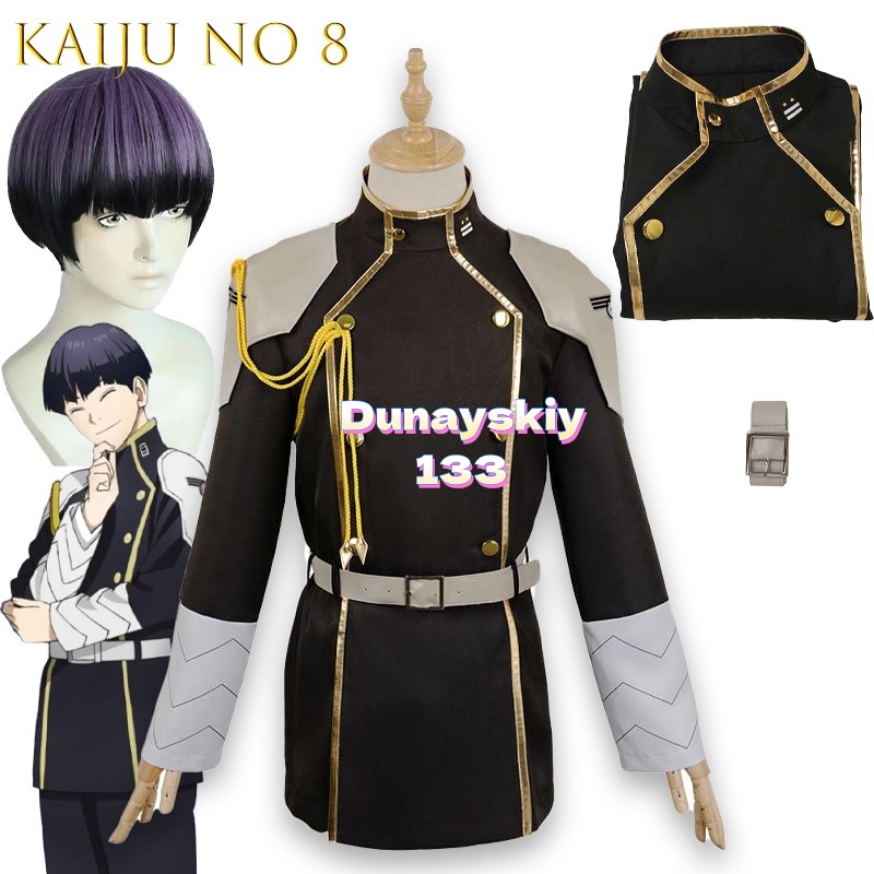 Belted Shirt Dress - Anime No 8 Kaiju Cosplay Fantasy