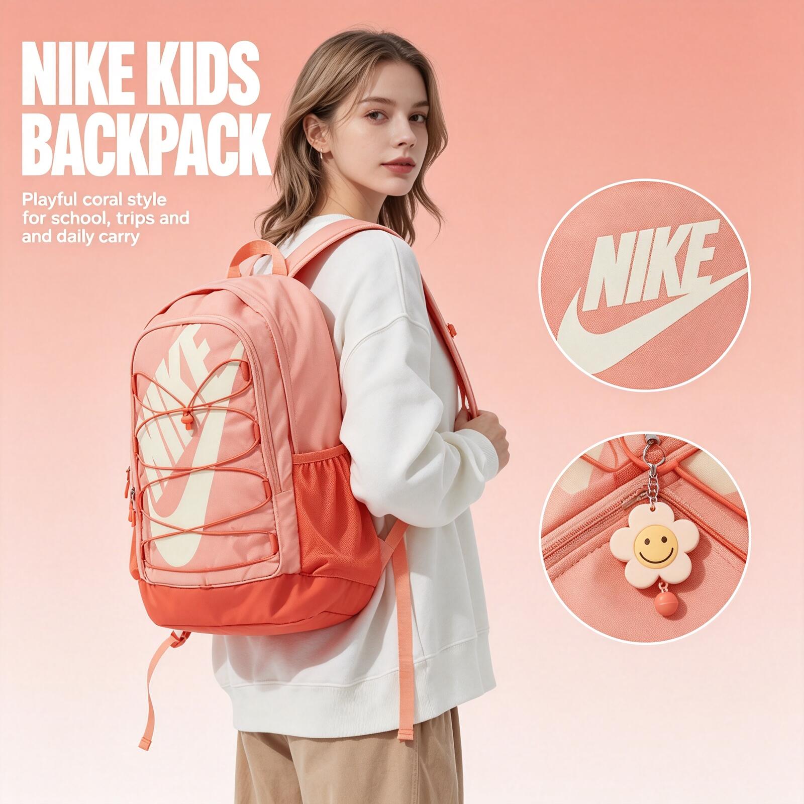 Women'S Fashion Backpack - Nike For Men Women, Sports Large