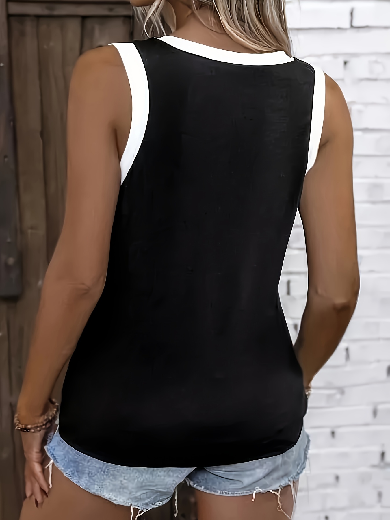 Plus Size Women's Sleeveless V - V Neck Cami Top review and price
