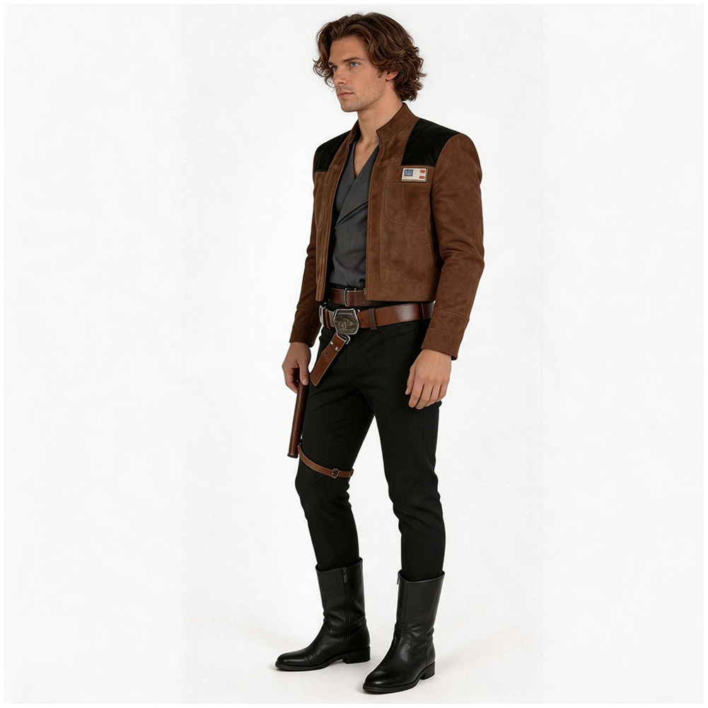 Han Solo Cosplay Costume Adult - Belted Shirt Dress review and price