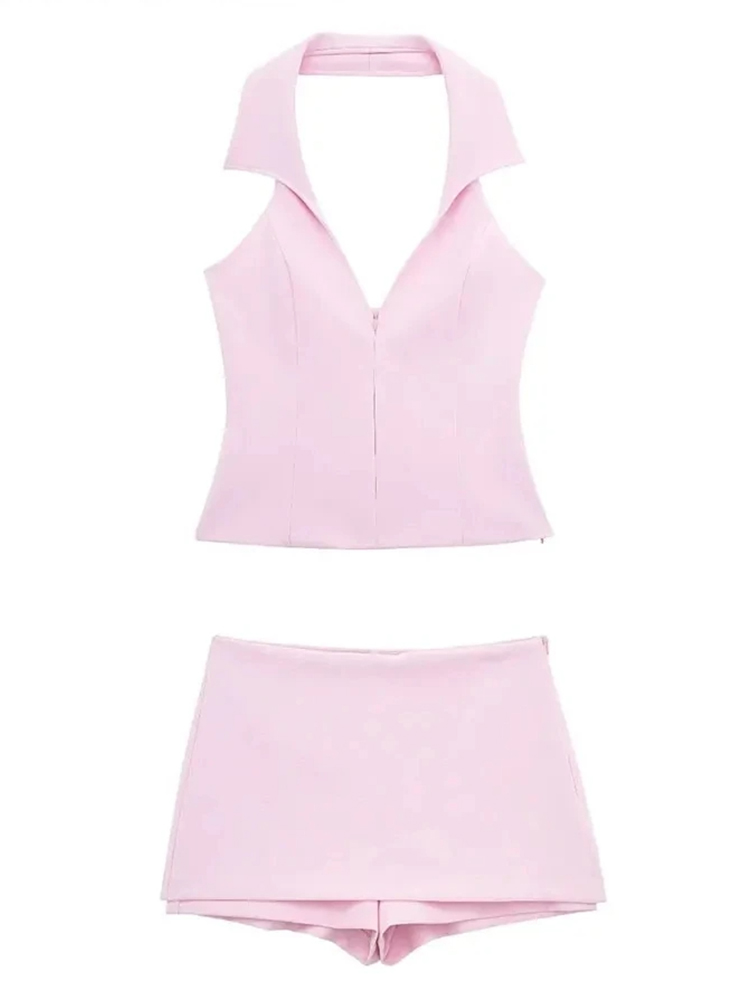 HH 2024 Women Sexy Pink Camis  - V Neck Cami Top review and price