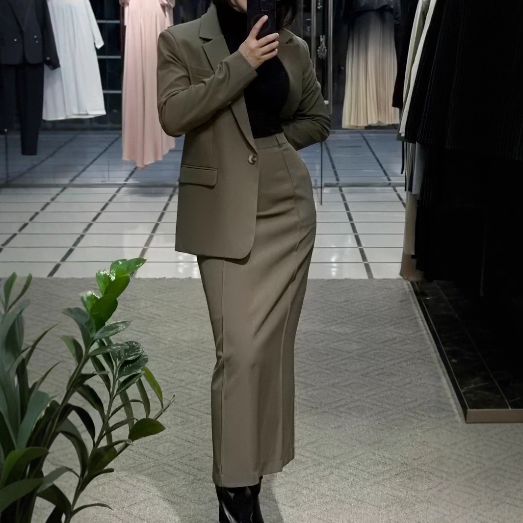 Allingentle Skirt Suit Women's - Women'S Fashion Blazer review and price