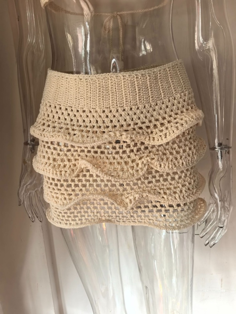 Women Hand Crochet Knitted Ruf - V Neck Cami Top review and price
