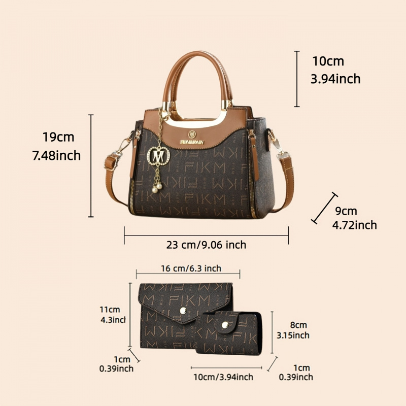 3-piece set of light luxury hi - Women Fashion Handbags review and price