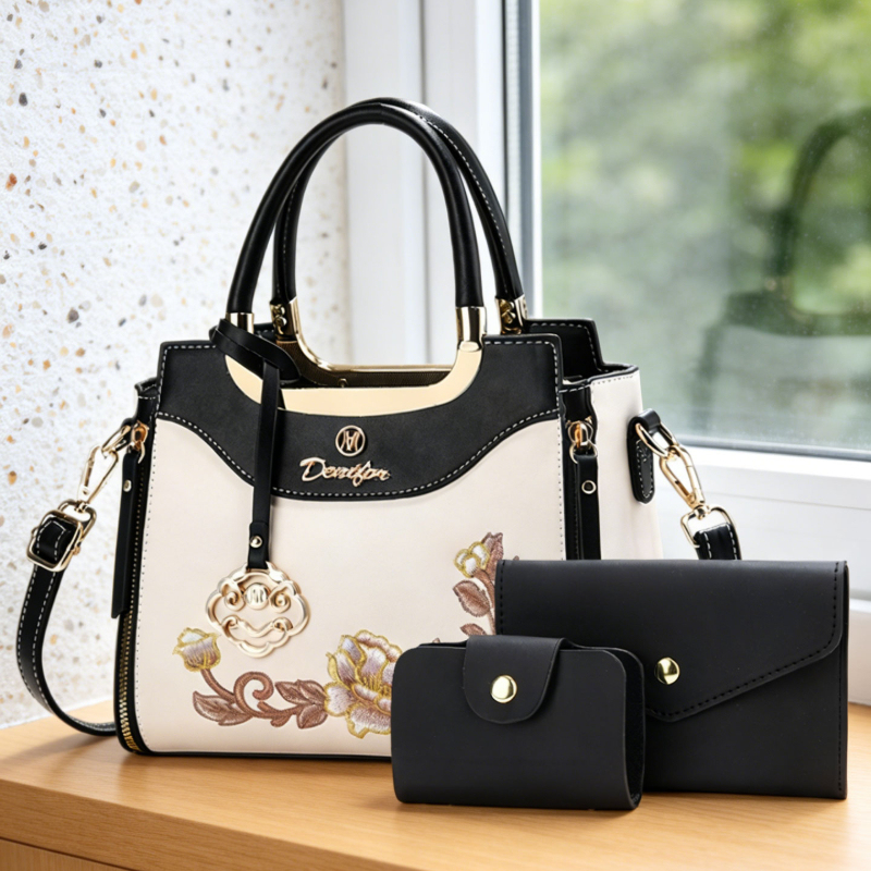 3-piece set of high-quality em - Women Fashion Handbags review and price