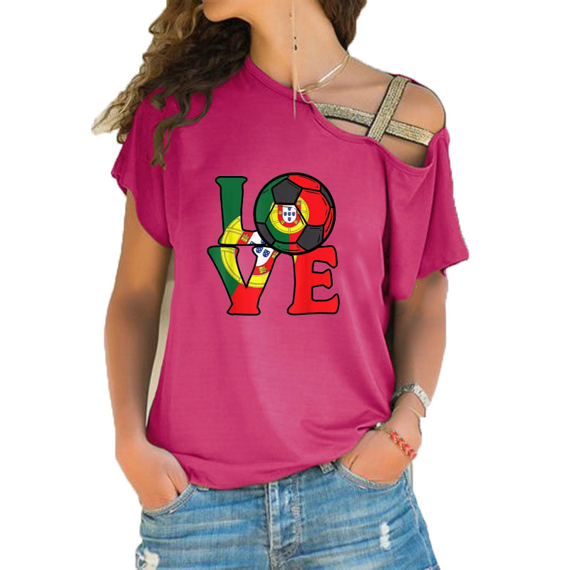 Women Loose Slash Neck T Shirt - Women'S Fashion Portugal review and price