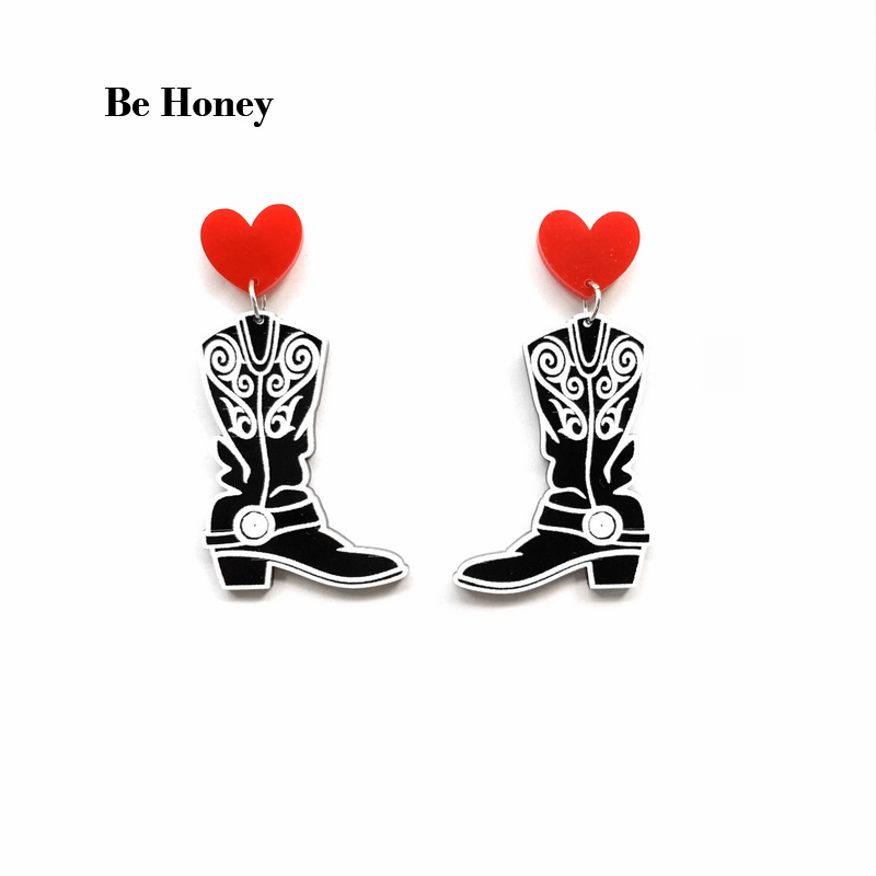 Fashion Black Cowboy Boots Wit - Women'S Fashion Wild West review and price