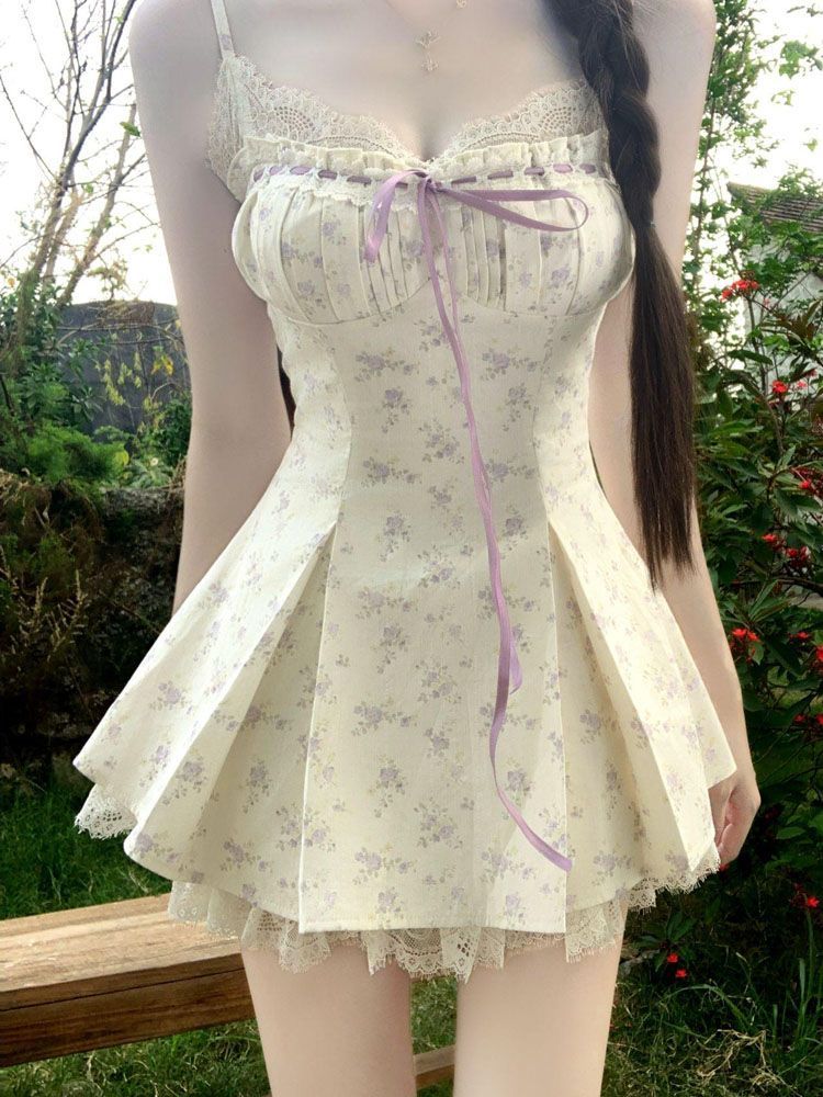 2026 Summer Korean Fashion Des - Ruched Dress Mini review and price