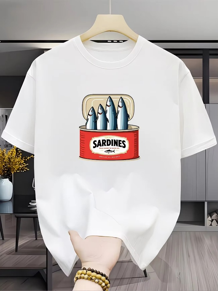 Sardines T Shirt Fish Graphic  - Women'S Fashion Portugal review and price