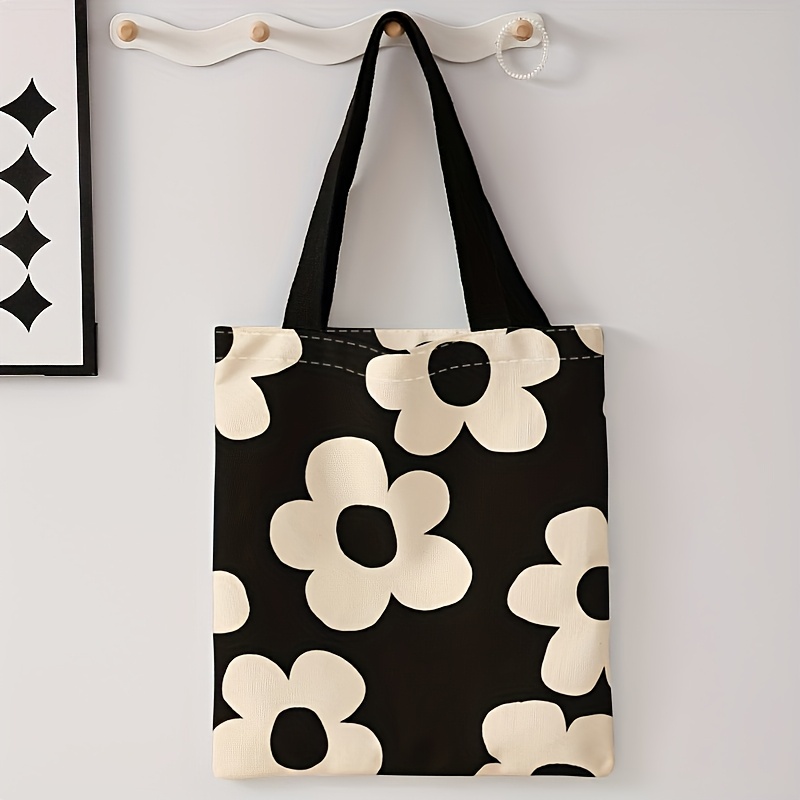 Yellow flower printed tote bag - Canvas Tote Bag review and price