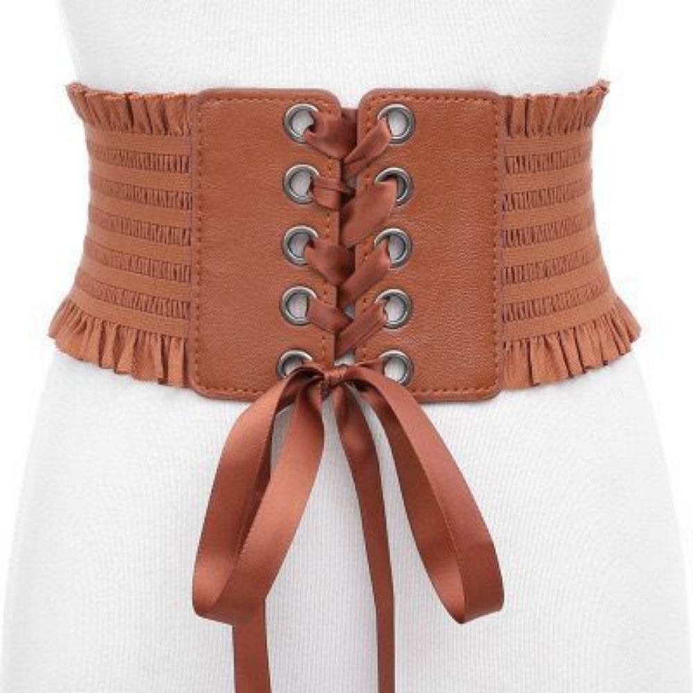 New Ladies's Retro corset Belt - Belted Shirt Dress review and price