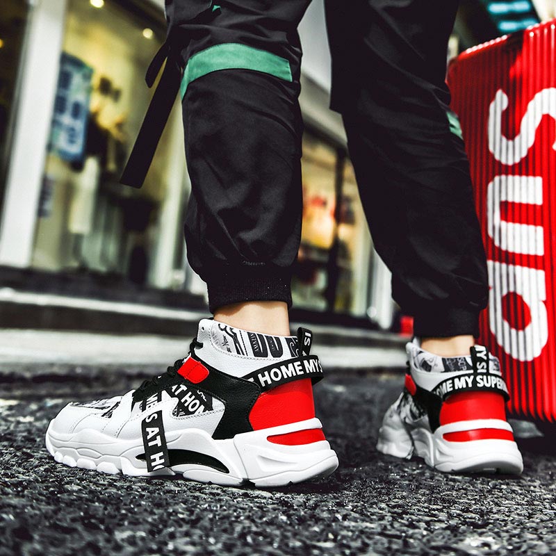 Large Size High Top Chunky Man - Women Fashion Online Shopping review and price