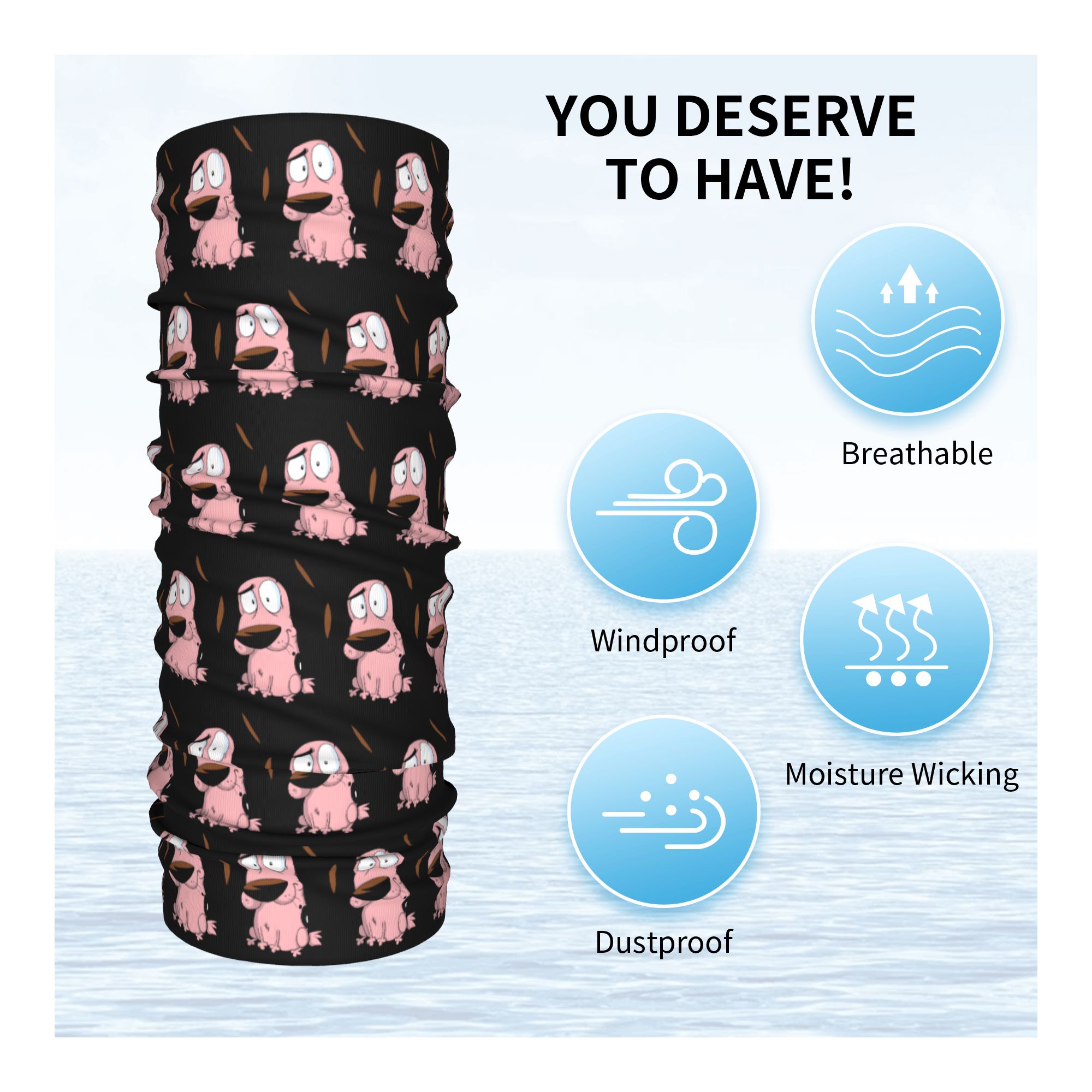 Custom Cartoon Courage Dog Win - Women Fashion Drawing review and price