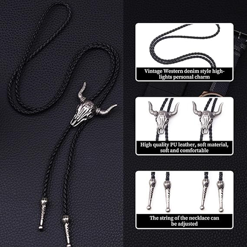 Mens Leather Necklace, Adjusta - Women'S Fashion Wild West review and price
