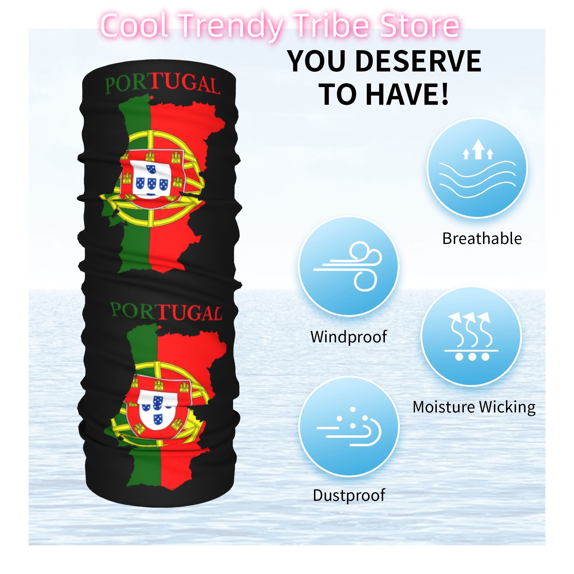 Custom Portugal Flag Map Banda - Women'S Fashion Portugal review and price