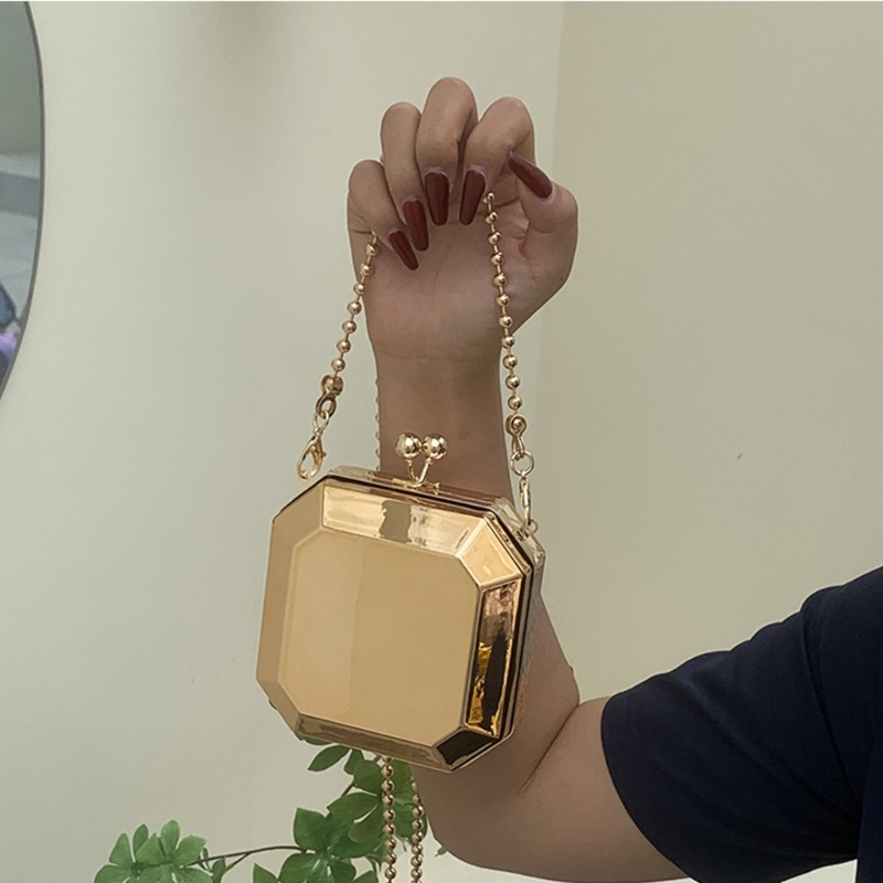 Mini Luxury Gold Party Evening - Women Fashion Handbags review and price