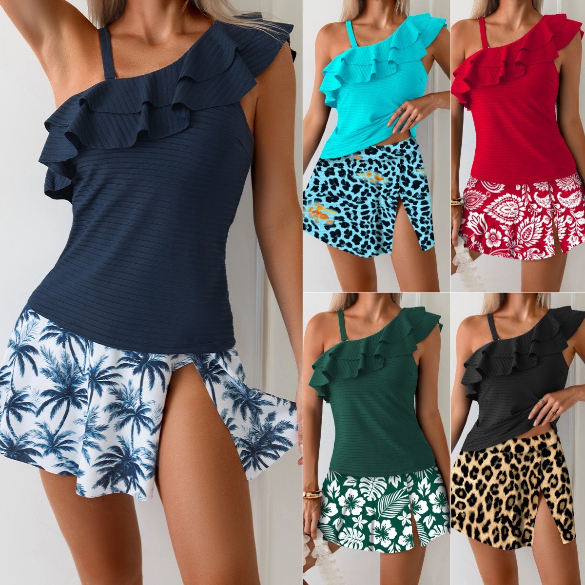 Woman Tankini Swimwear Sleevel - Crop Top Women review and price