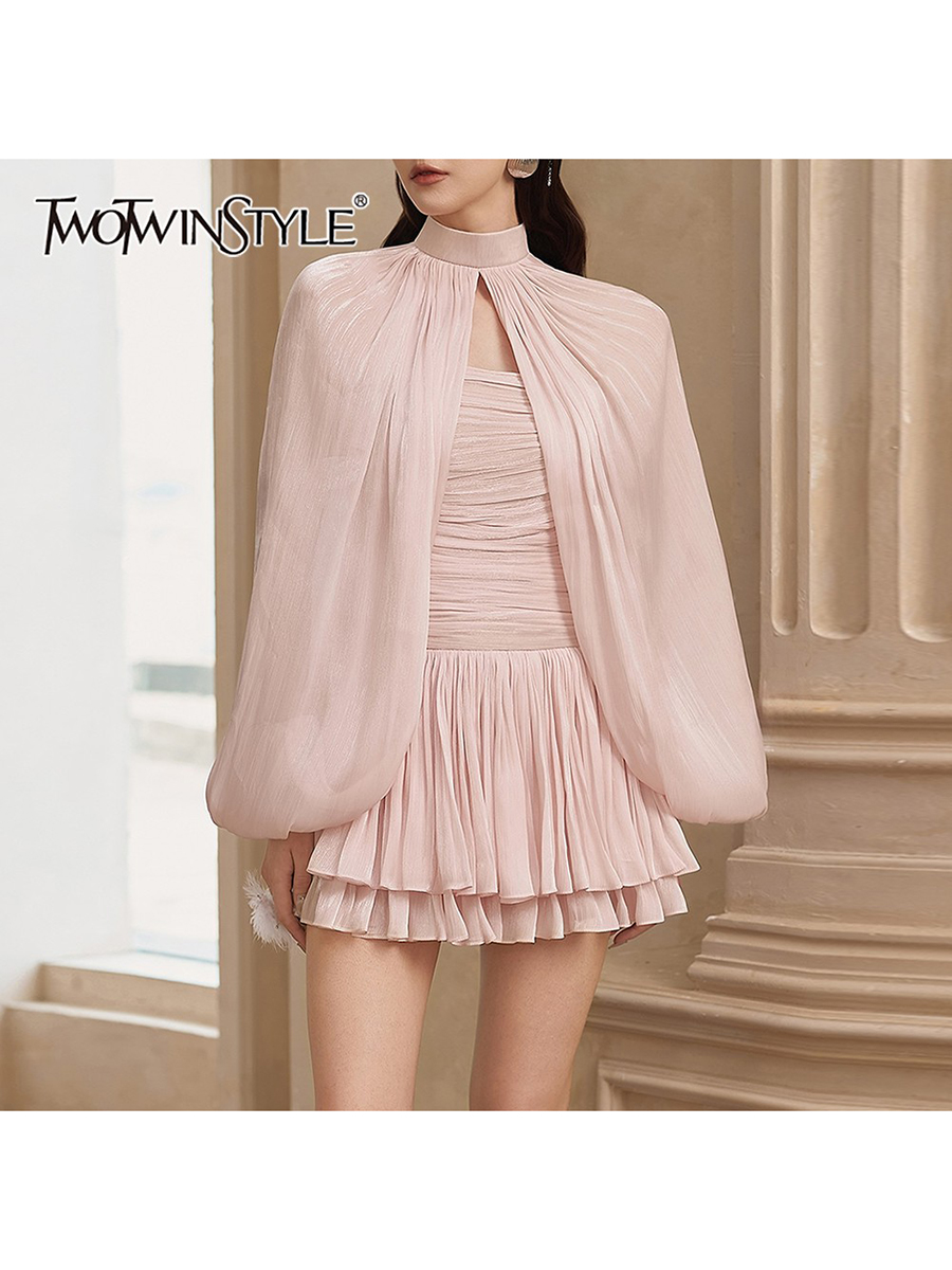 TWOTWINSTYLE Sweet Spliced Shi - Ruched Dress Mini review and price