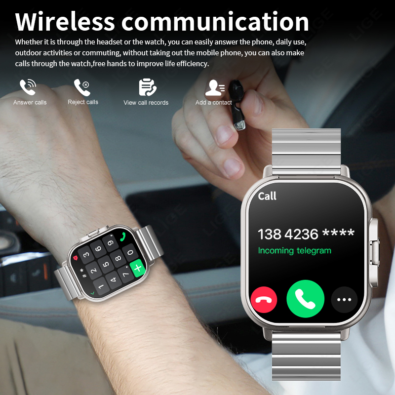 LIGE TWS 2 In 1 Smart Watch Wi - Women Fashion Week 2026 review and price