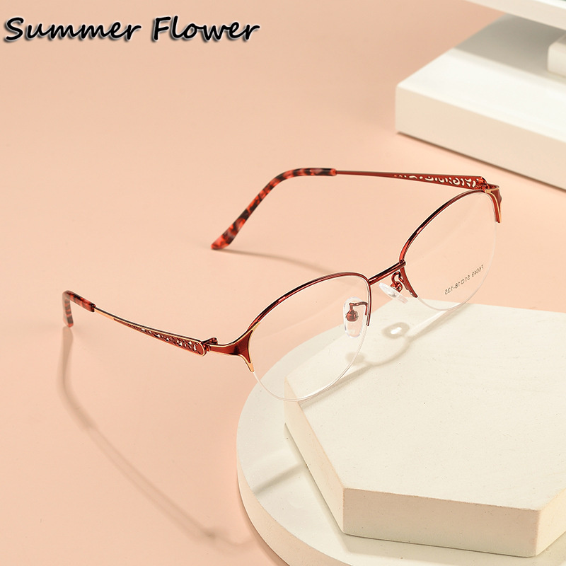 Women Oval Glasses Alloy Optic - Women'S Fashion Glasses With Clear Lenses review and price
