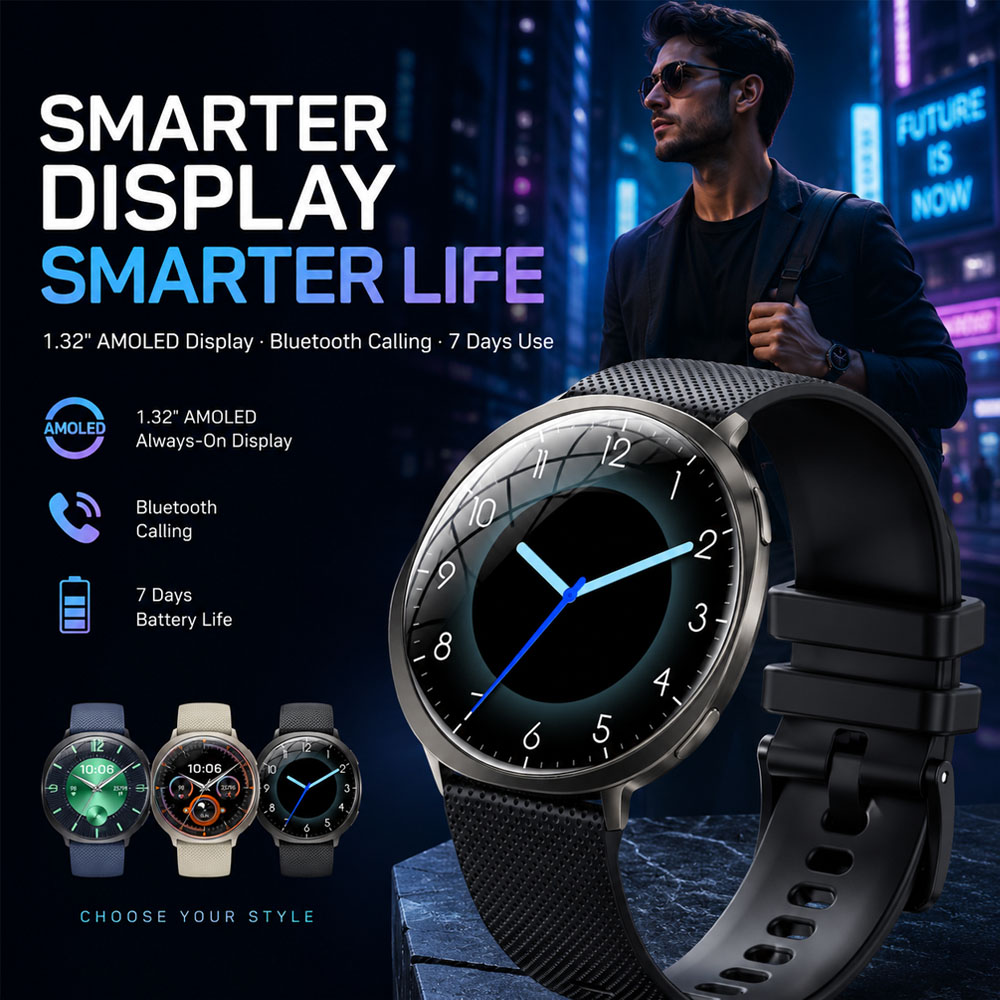 New M301 Smart Watch Round AMO - Women Fashion Week 2026 review and price