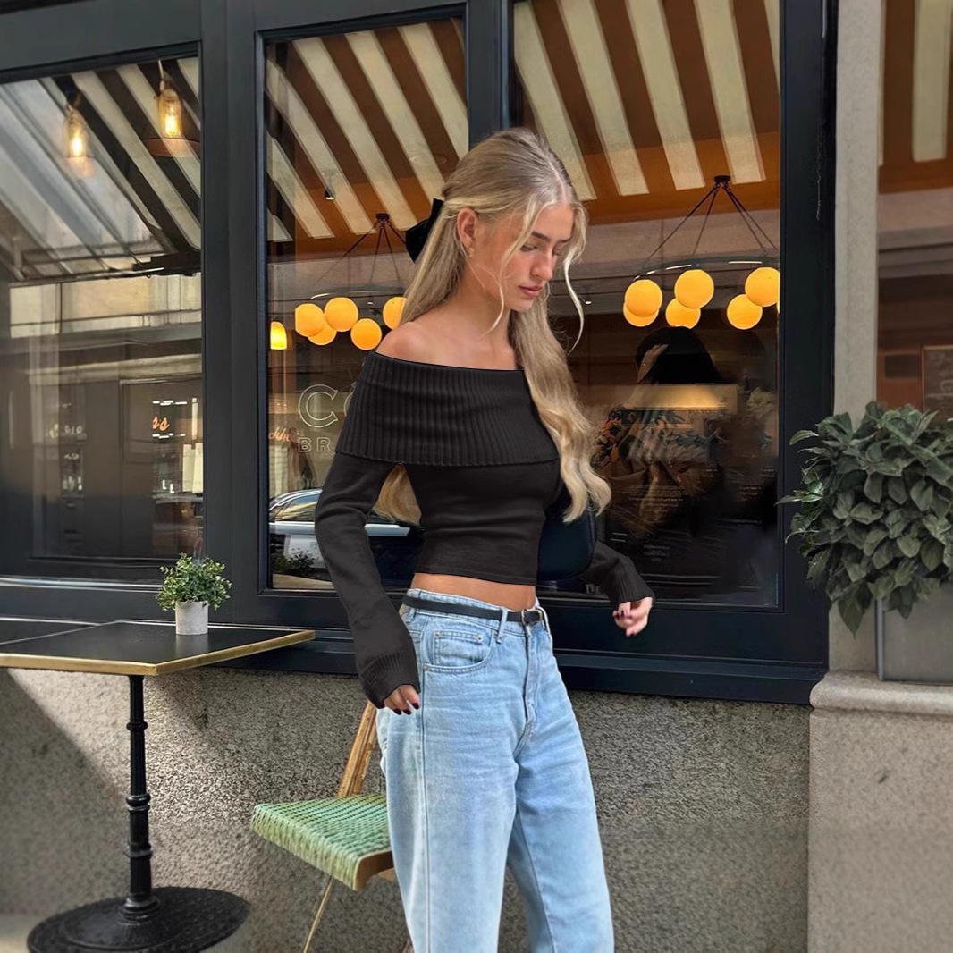 Street Fashion Off Shoulder To - Crop Top Women review and price