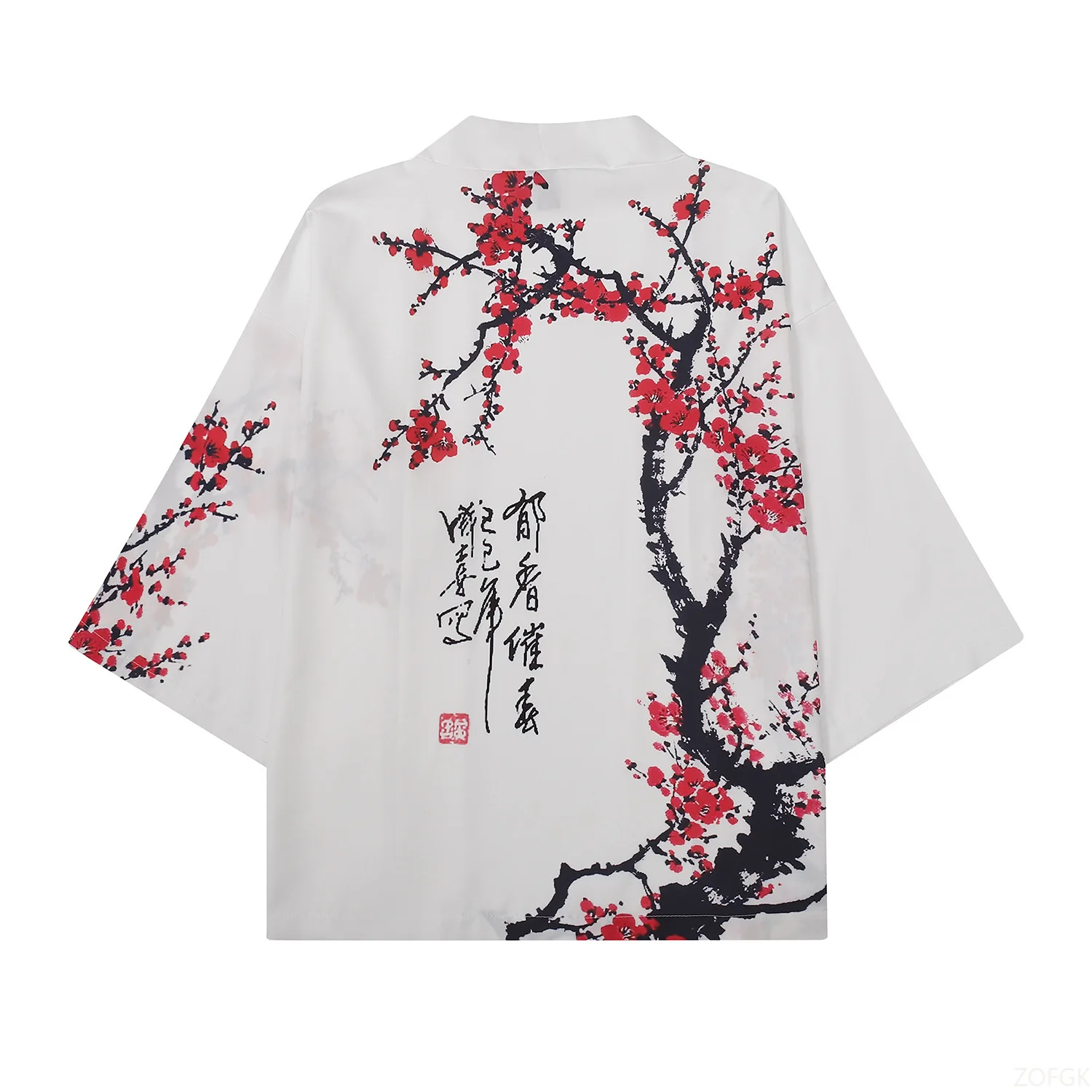 Summer Women Flower Print Kimo - Women Fashion Drawing review and price