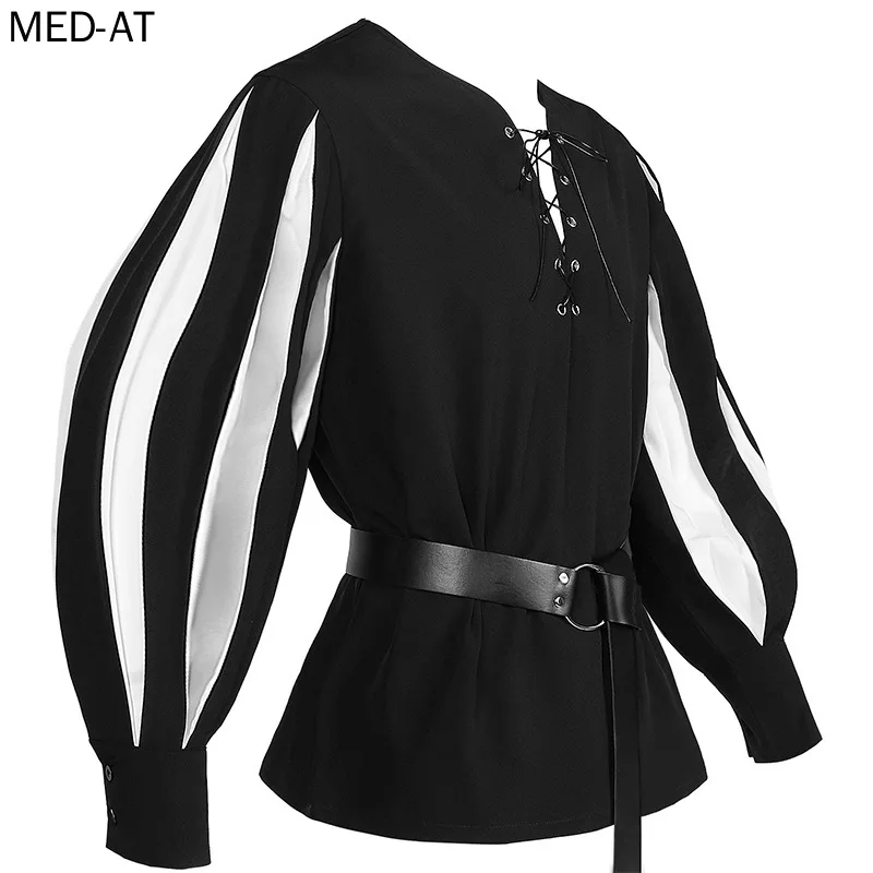 Men's Medieval Cosplay Hallowe - Belted Shirt Dress review and price