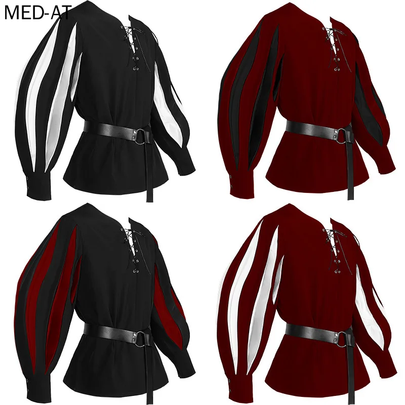 Men's Medieval Cosplay Hallowe - Belted Shirt Dress review and price