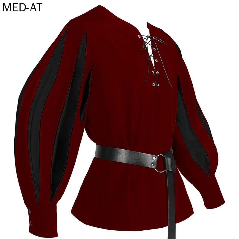 Men's Medieval Cosplay Hallowe - Belted Shirt Dress review and price