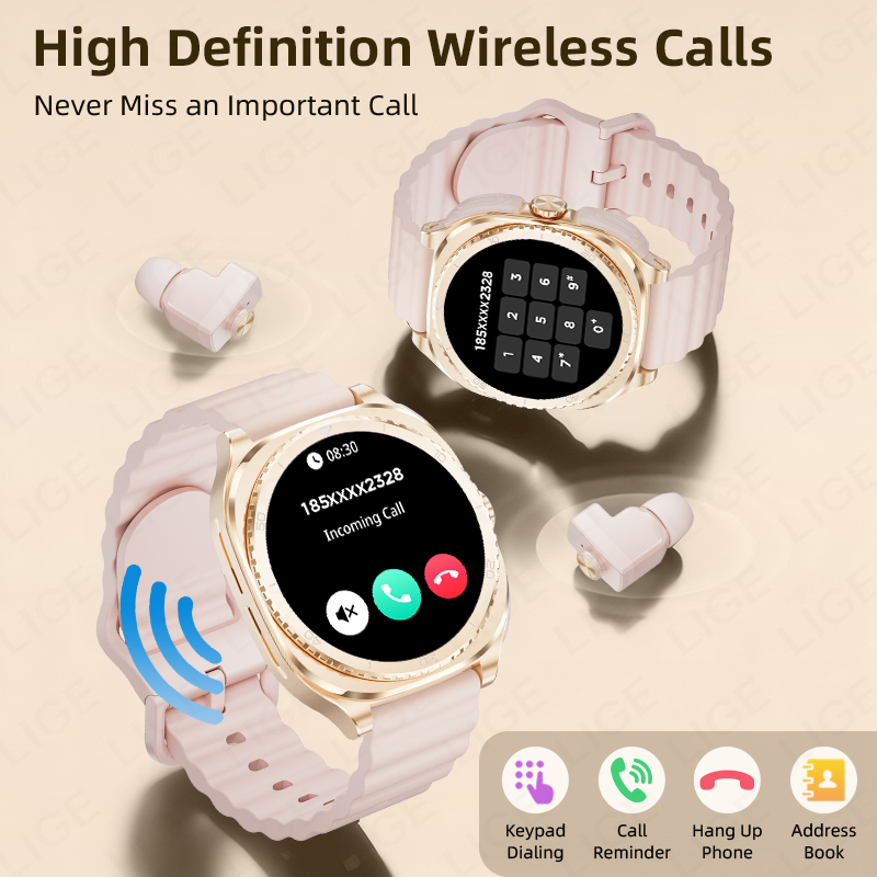 LIGE 2 In 1 TWS Headset Smart  - Women Fashion Week 2026 review and price