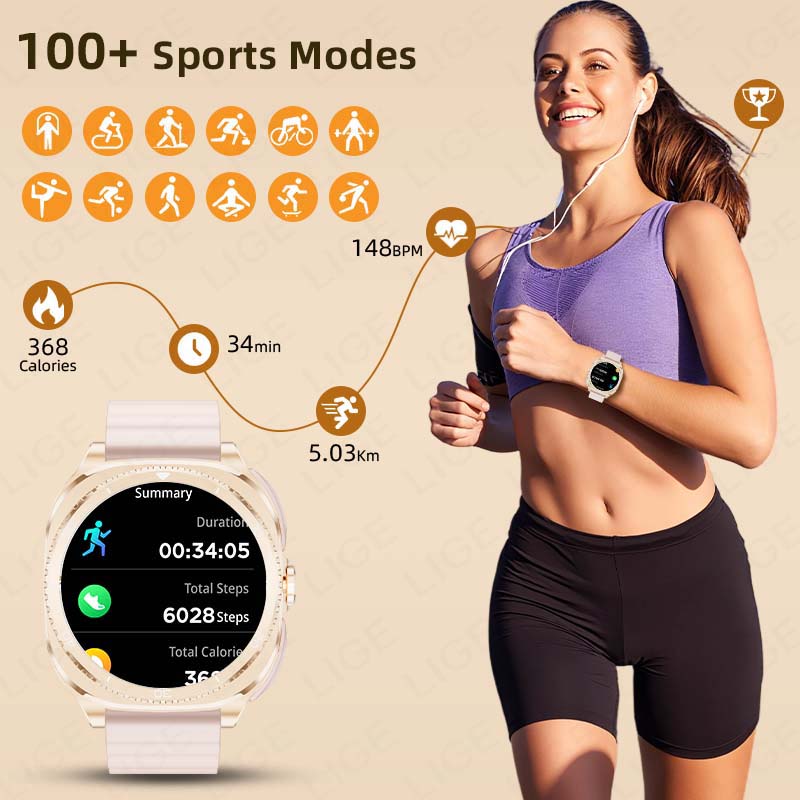 LIGE 2 In 1 TWS Headset Smart  - Women Fashion Week 2026 review and price