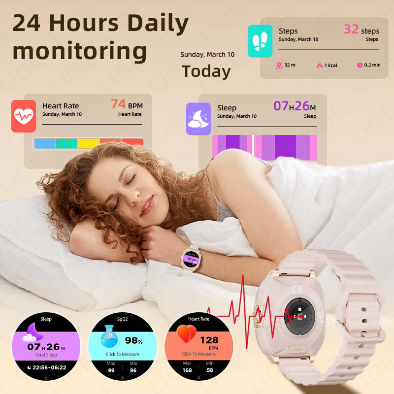 LIGE 2 In 1 TWS Headset Smart  - Women Fashion Week 2026 review and price