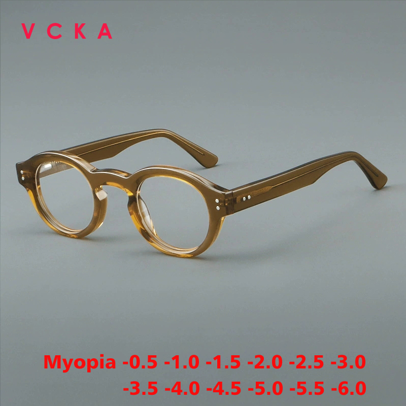 VCKA Fashion Acetate Round Myo - Women'S Fashion Glasses With Clear Lenses review and price