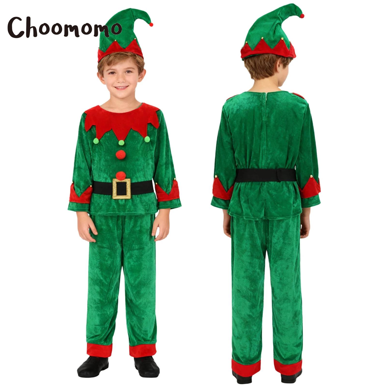 Boys Christmas Elf Costume Xma - Belted Shirt Dress review and price