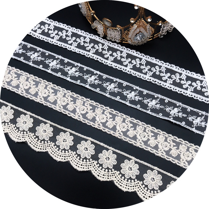 3Yards/Lot Embroidery White Be - Belted Shirt Dress review and price