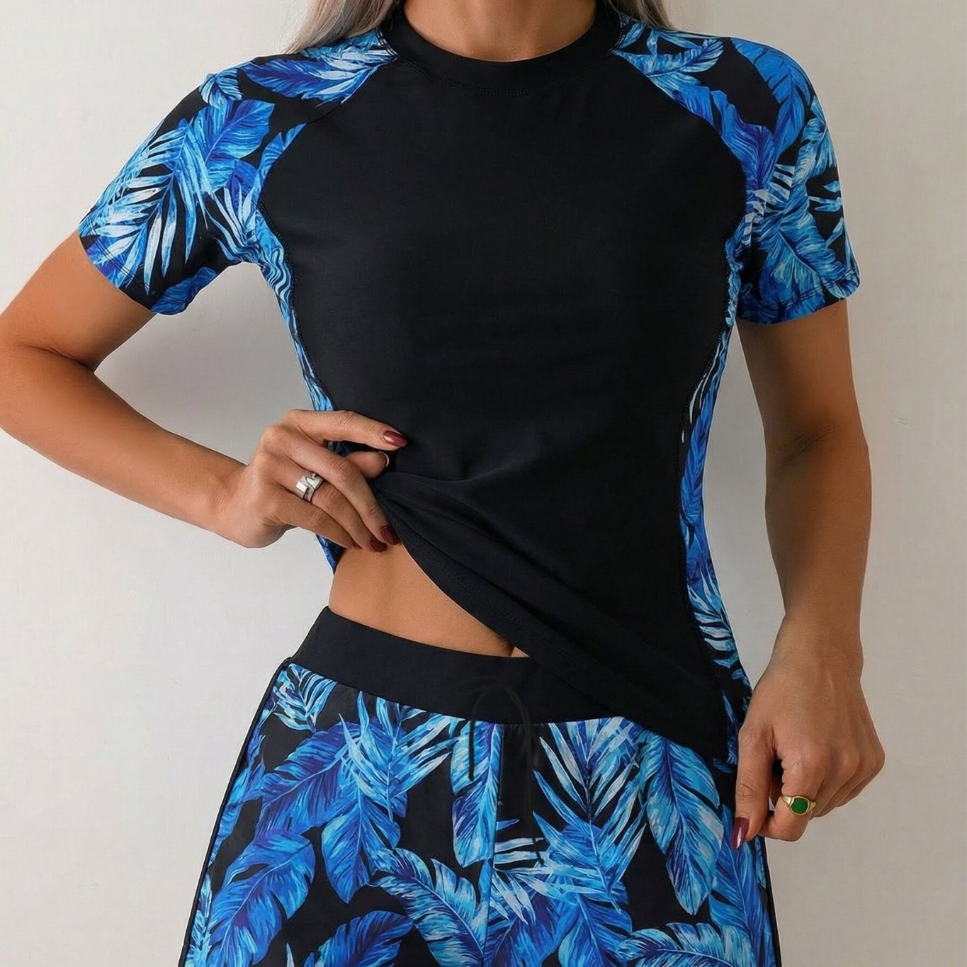 Woman Tankini With Shorts Crop - Crop Top Women review and price