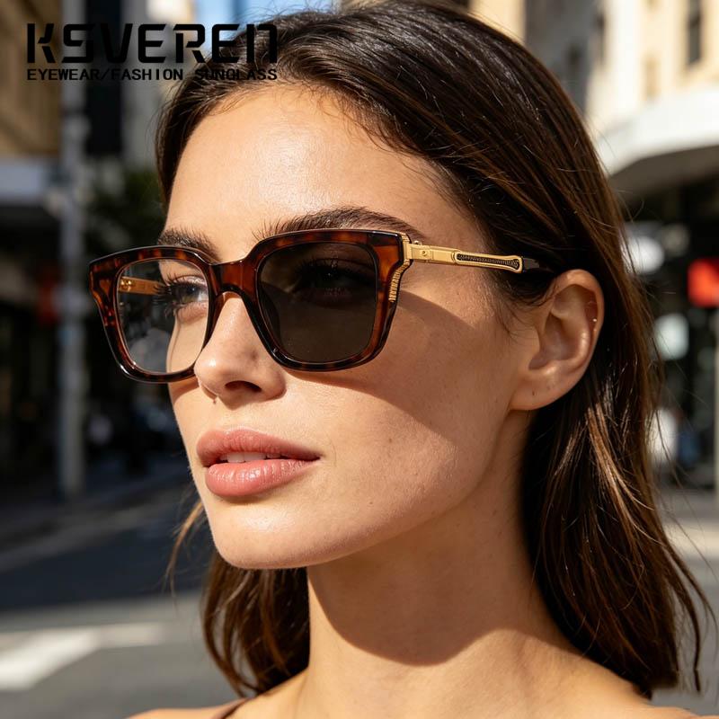 Luxury Design Square Photochro - Women'S Fashion Glasses With Clear Lenses review and price