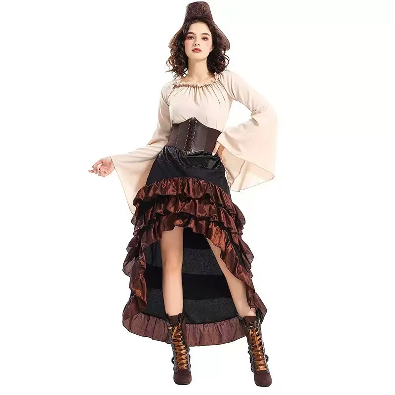 Movie Backrooms Captain Clark  - Belted Shirt Dress review and price